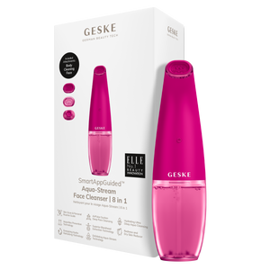 GESKE Aqua-Stream Face Cleanser | 8 in 1 Magenta